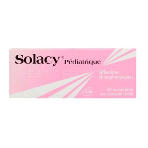 Solacy Pédiatrique Arôme Fraise 60 comprimés
