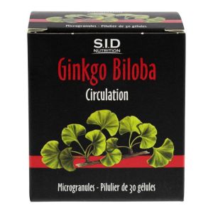 Ginkgo biloba circulation 30 gélules
