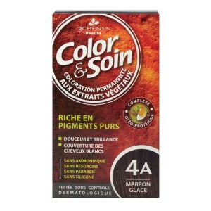 Color & Soin coloration permanente - 4A marron glacé