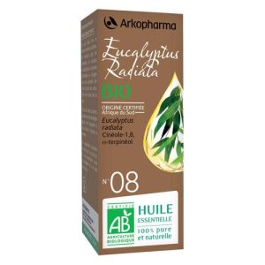 N°8 Huile essentielle d'Eucalyptus radiata BIO - 10 ml