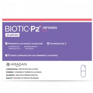 Biotic P2 Défenses - 30 gélules