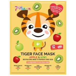 Masque Visage Feuille Animal Tigre
