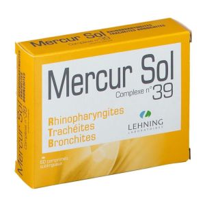 Mercur Sol complexe n°39 60 comprimés