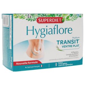 Hygiaflore Transit Ventre Plat 100 Gélules