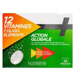 12 vitamines + 7 oligo-éléments 24 comprimés