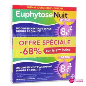 Nuit LP 1,9 mg lot 2 x 30 comprimés