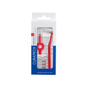 CPS 07  Prime Start Rouge 5 Brossettes Interdentaires + 2 Manches