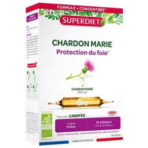 Chardon Marie Protection du Foie Bio 20 Ampoules