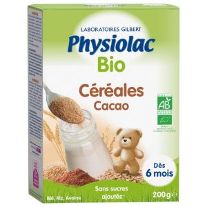 Bio Céréales Cacao Dès 6 Mois 200 g