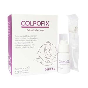 Colpofix Gel Vaginal en Spray 20ml + 10 Applicateurs - Altération au HPV