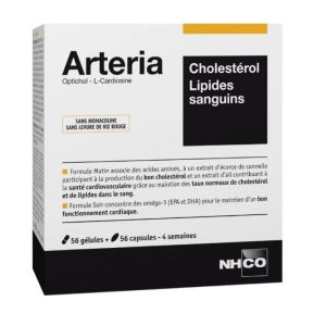 Arteria Cholesterol 56 Gélules Matin + 56 Capsules Soir