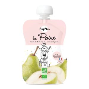 Gourde Poire bio dès 4 mois 120 g