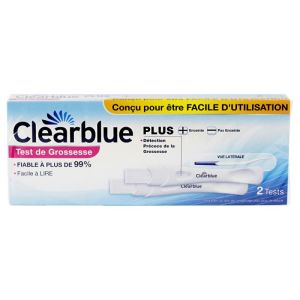 2 Test de grossesse Clearblue plus