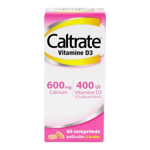 Caltrate vitamine D3 60 comprimés pelliculés