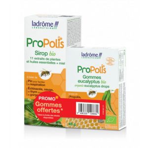 Duopack Sirop à la Propolis + Gommes Propolis et Eucalyptus bio