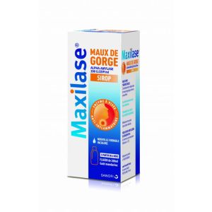 Maxilase maux gorge sirop mandarine 200ml