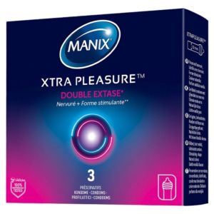 Xtra Pleasure Préservatifs texturés x3