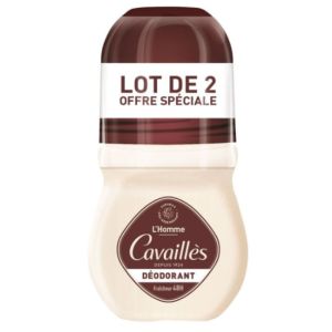 Rogé Cavaillès Dermato Déodorant Homme 48h roll-on - 2 x 50 ml