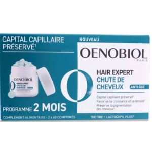 Hair Expert Chute de cheveux Anti-âge 2X60 comprimés