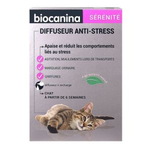 Diffuseur anti-stress chat + 1 recharge
