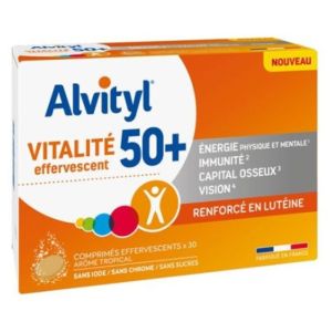ALVITYL VITALITE 50+ 30 Comprimés Effervescents