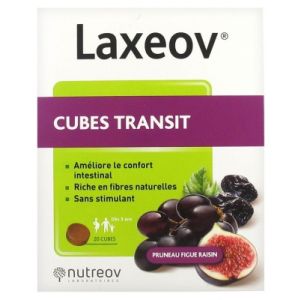 Laxeov Transit express 20 cubes pruneau-figue-raisin