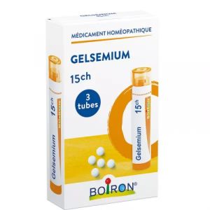 Gelsemium tube granules 15ch - Pack 3 tubes