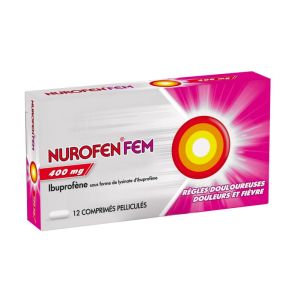 Nurofenfem 400mg 12 comprimés pelliculés