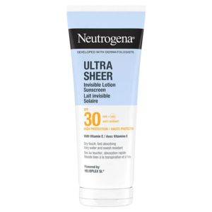Ultra Sheer Lait solaire invisible SPF30 200 ml