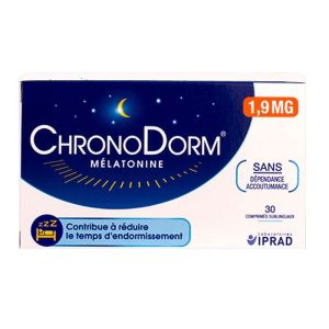 ChronoDorm mélatonine 30 comprimés sublinguaux