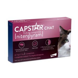Capstar Chat  6 comprimés
