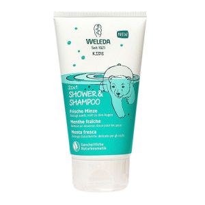 Kids douche & shampooing menthe fraîche 150ml