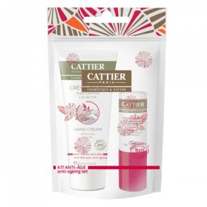 Kit anti-âge crème mains 30ml  & baume lèvres 4g