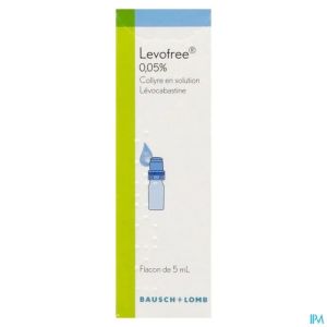 Levofree 0.05% collyre solution 5ml