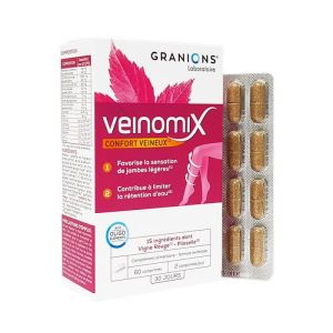 Veinomix jambes légères 2x60 comprimés