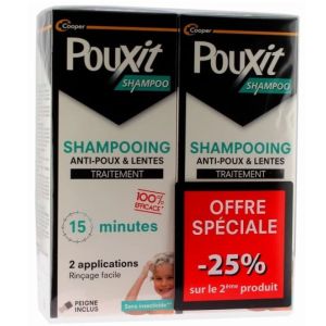 Shampooing traitant anti-poux & lentes 2x200 ml