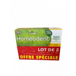 Homéodent - Soin Complet Dents et Gencives - Citron - 2x 75ml