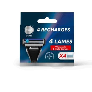 Recharges rasoir homme 4 lames x4