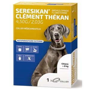 Seresikan collier antiparasitaire grand chien