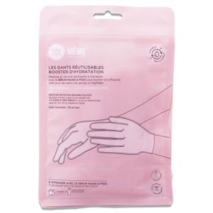 Gants réutilisables booster d'hydratation - 1 paire