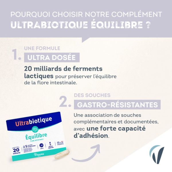 Ultrabiotique équilibre 30 gélules