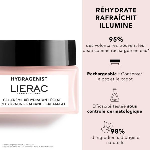 Hydragenist le Gel-crème Réhydratant éclat 50ml