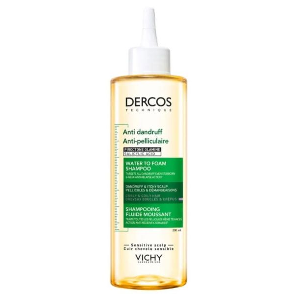 Dercos Shampooing Fluide Moussant Anti-pelliculaire 200ml