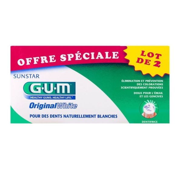 Dentifrice Original White blancheur 2x75ml