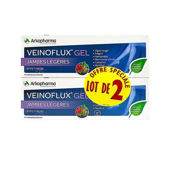 Veinoflux - Gel Effet Froid - 2 x 150 ml