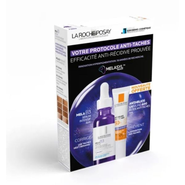 Coffret Mela B3 Sérum Intensif 30ml + Anthelios UVMune 400 Fluide Anti-Taches