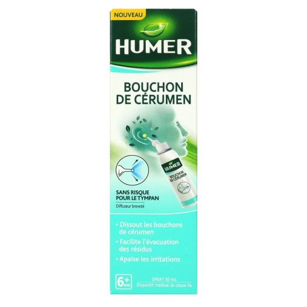 Humer bouchon de cérumen spray 50ml