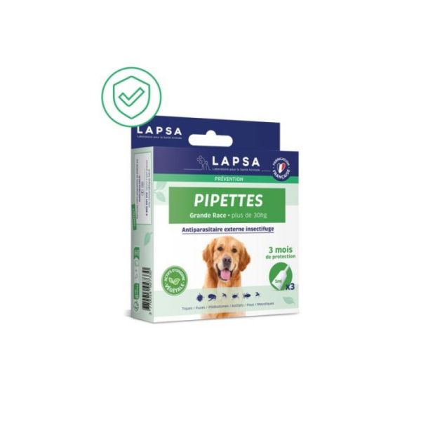 Pipettes Chien Grande Race - 3x5ml