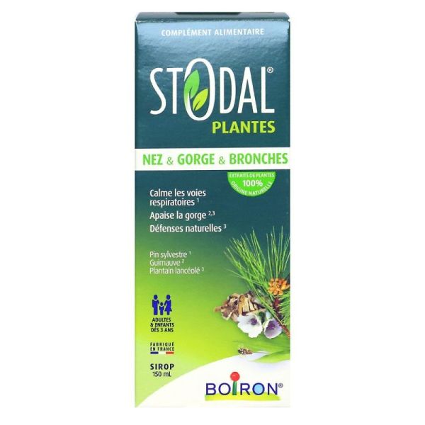 Stodal Plantes Sirop Nez & Gorge & Bronches 150 ml