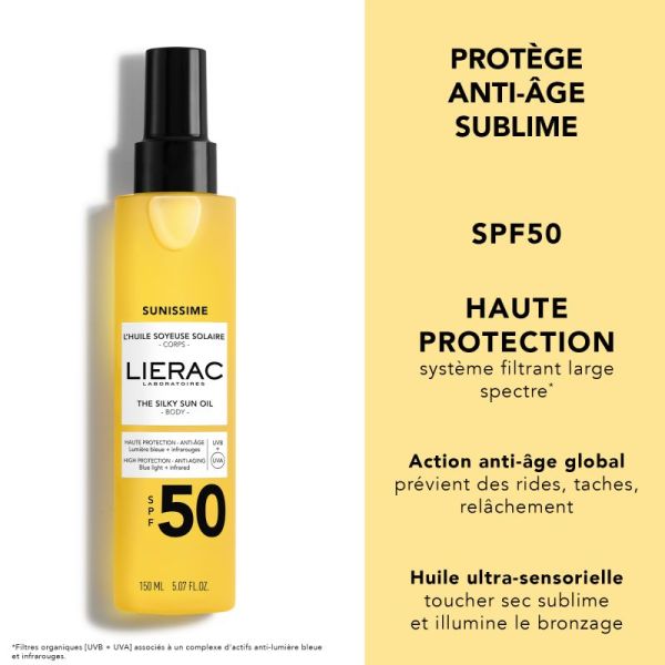 Sunissime Huile Soyeuse Solaire SPF50 150ml